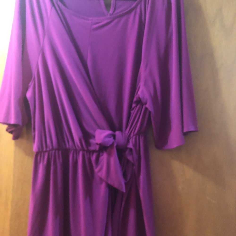 Lane Bryant tie blouse